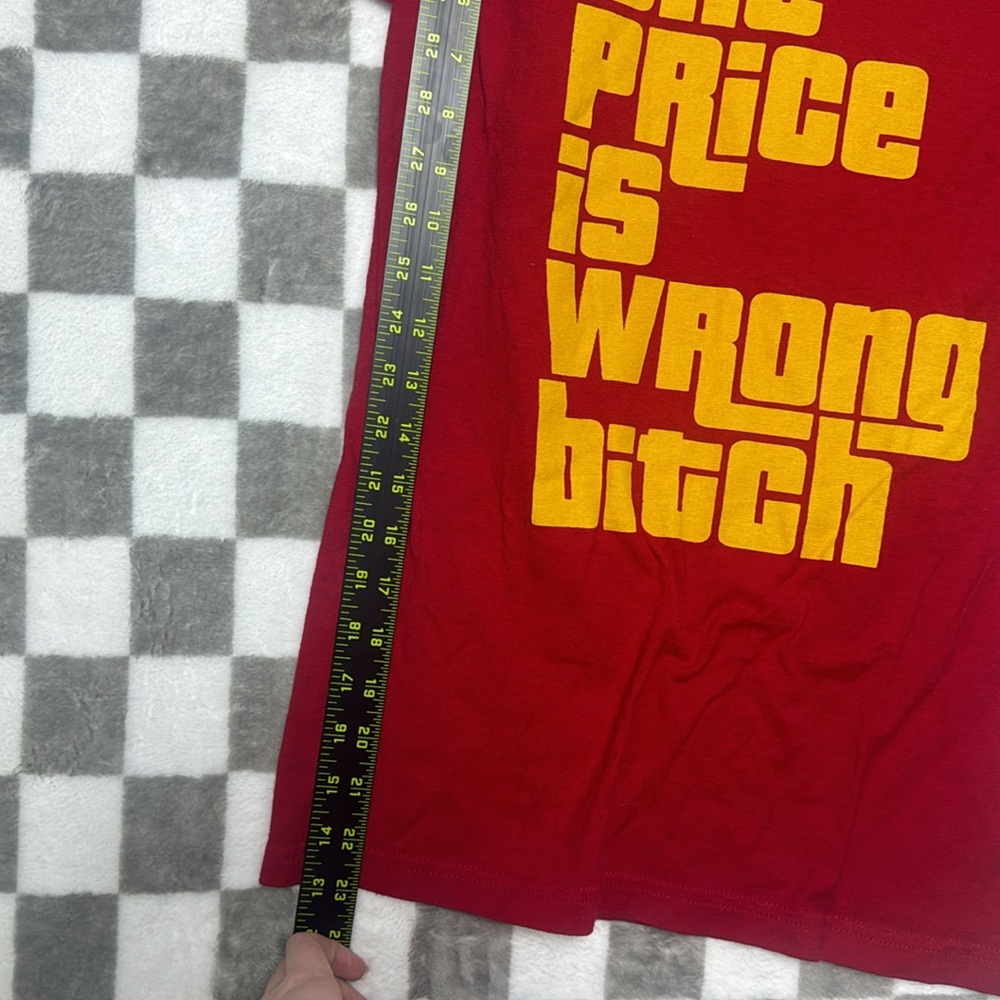 TURKEY THE PRICE IS WRONG B MEDIUM / M short sleeveve tee shirt - Picture 5 of 6
